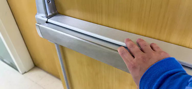 Installing a Push Bar on a Door Jupiter